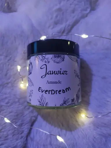 Bougie Janvier - Amande